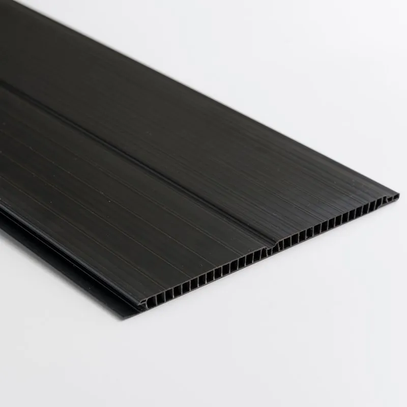Kit Com 36 M² Forro De Pvc 8mm X 20cm X 3m Belplast Preto Preto