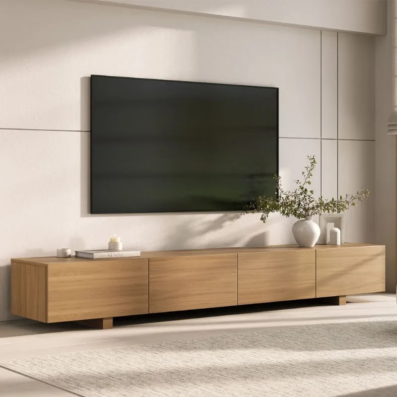 Rack para TV até 75 Polegadas Planejado 180cm Aruá CabeCasa MadeiraOriginals Marrom/Jatobá Jatoba