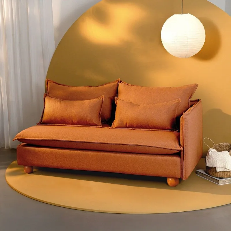 Sofá Modular 2 Lugares Braço Lateral com Pé Bolinha Sôma CabeCasa MadeiraOriginals Mocha Mousse