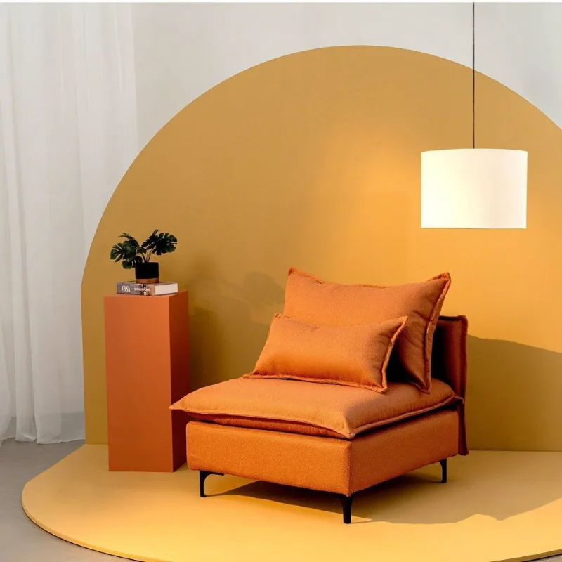 Sofá Modular com Encosto Pé Metal Sôma CabeCasa MadeiraOriginals Mocha Mousse