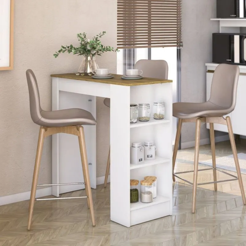 Bancada Mesa De Cozinha 90x91,5cm Bologna Yescasa Branco Bologna