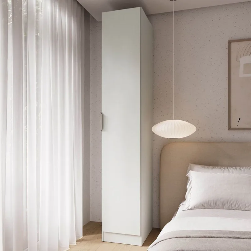 Guarda Roupa Planejado 100% MDF 1 Porta Orion CabeCasa MadeiraOriginals Bege Aveia