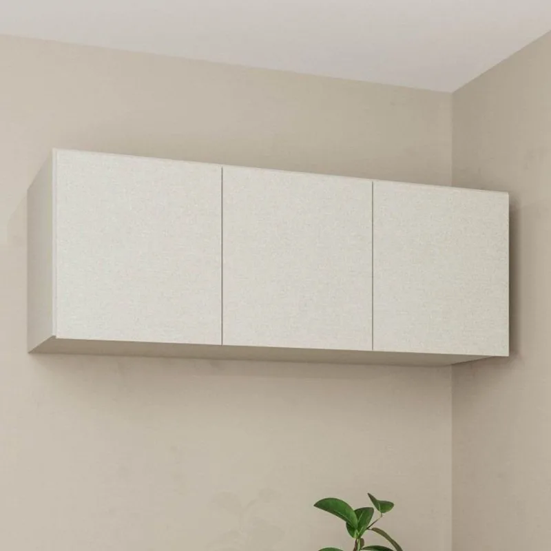 Ponte Planejada Casal 100% MDF 3 Portas Orion CabeCasa MadeiraOriginals Bege/Aveia/Linho Aveia/Linho