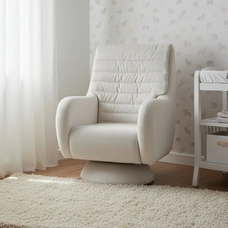 Poltrona de Amamentação Cone Fixa Zen Branco Branco