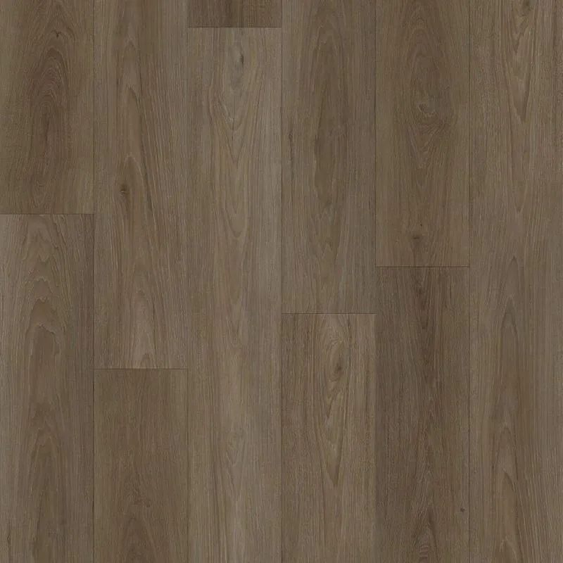 Kit 43,3m² Piso Vinílico Colado 18cm X 2mm X 1,22m Marrom