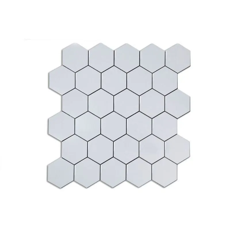 Kit 1m² Pastilha Autocolante De Metal 30cm X 30cm Branco
