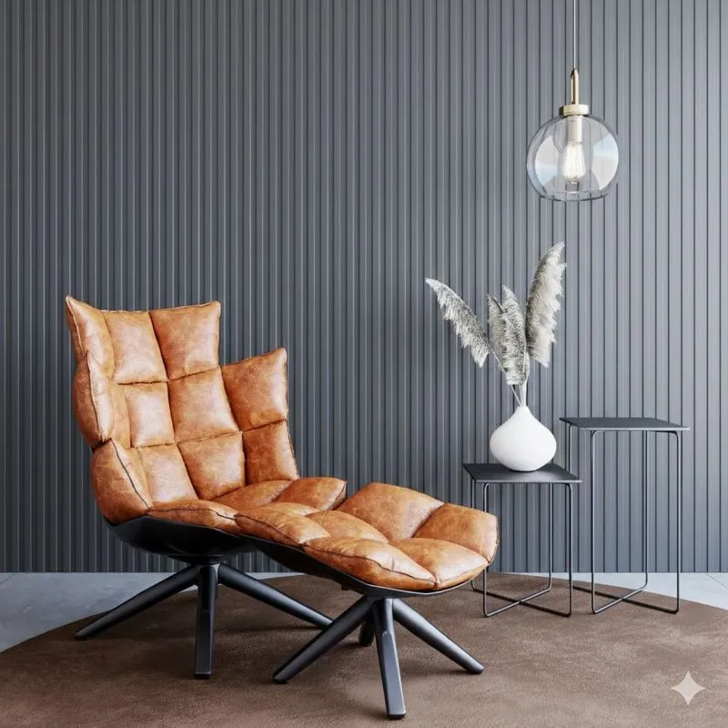 Painel Ripado Em Placa 10,5 X 270cm 1,40m² Mdf Decapê Provence