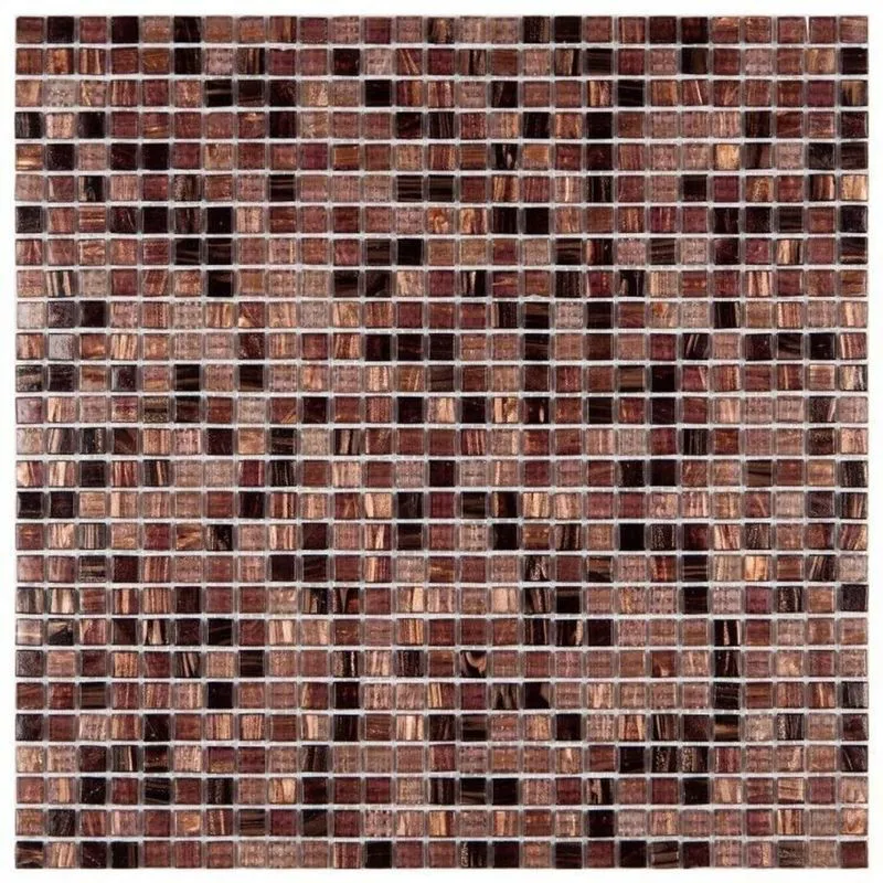 Kit 1m² Pastilha De Vidro 30cm X 30cm Miscelanaea Lilas