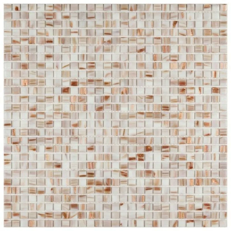Kit 1m² Pastilha De Vidro 30cm X 30cm Branco