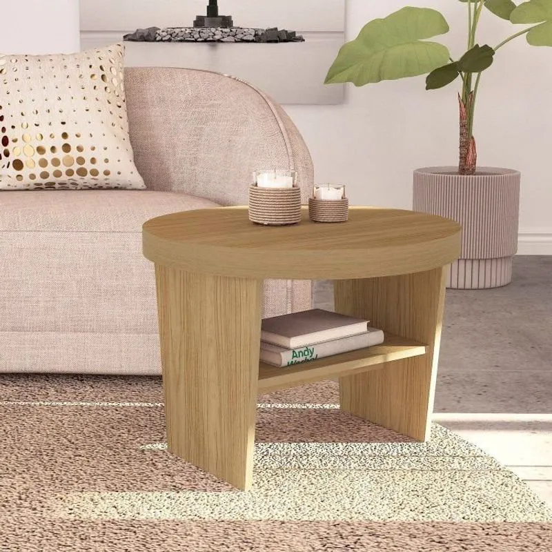 Mesa De Apoio Para Sala De Estar Magnum Carvalho