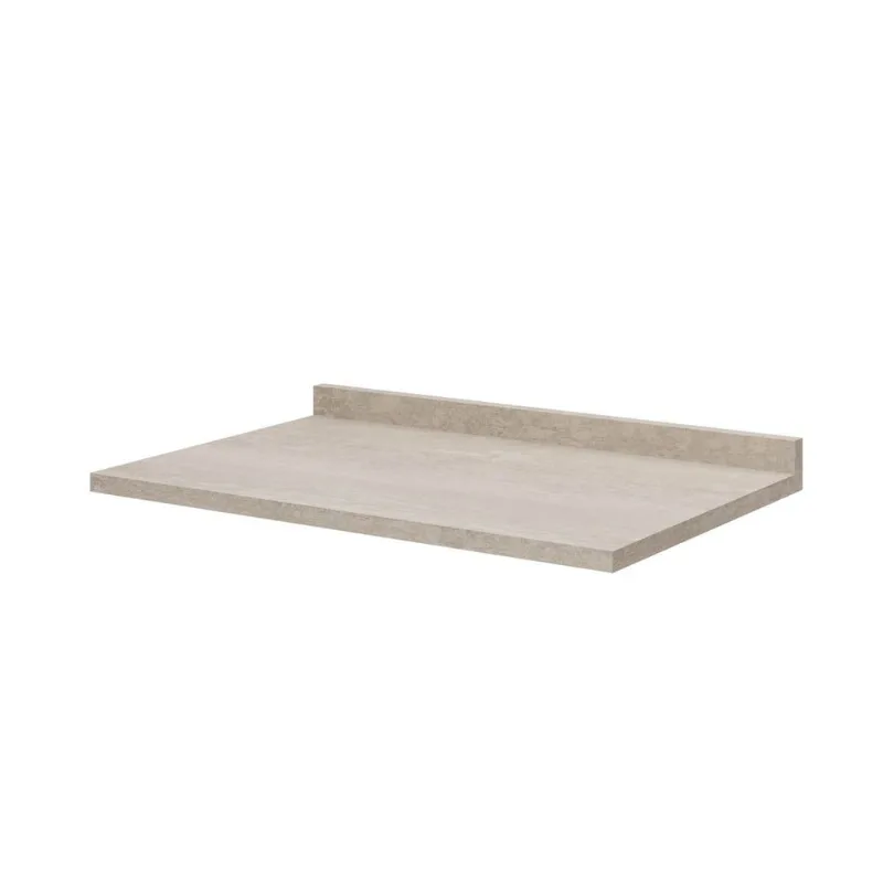 Tampo para Balcão Planejado 80cm Marselha CabeCasa MadeiraOriginals Cinza/Calcare Calcare