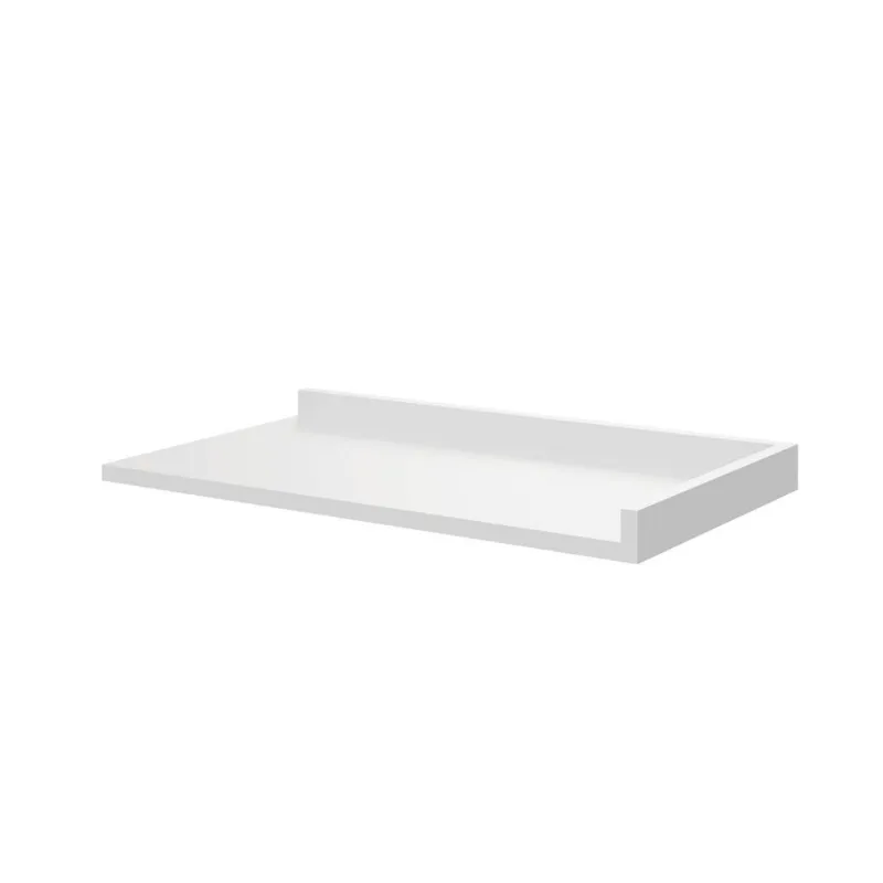 Tampo para Balcão Planejado Canto Reto Marselha CabeCasa MadeiraOriginals Branco Branco