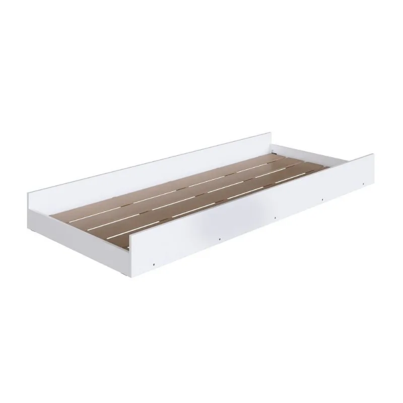 Cama Auxiliar Infantil com Rodízio Infanto Branco Branco