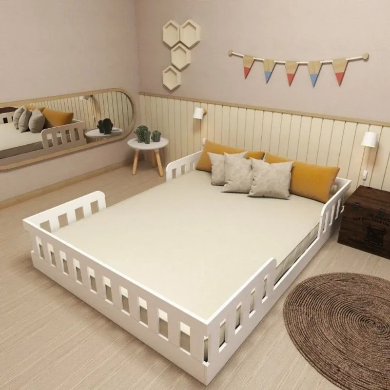 Cama Infantil Montessoriana Casal Tuli Branco Branco