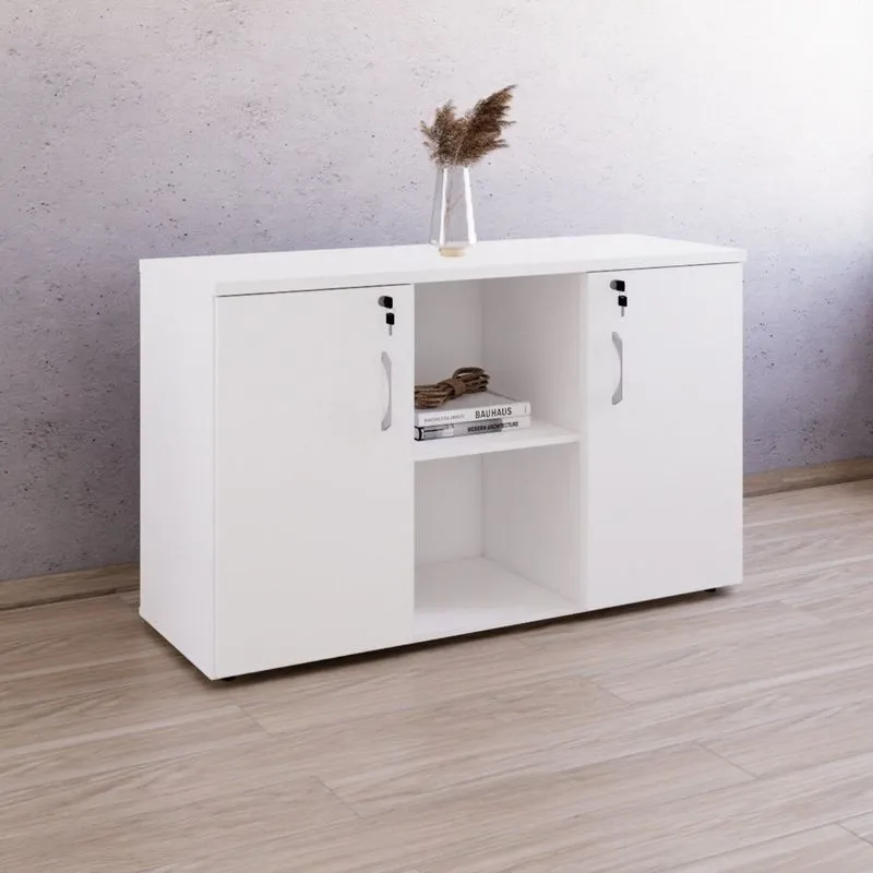 Armário Baixo Com Chave 120x45x73,5cm Yescasa Branco