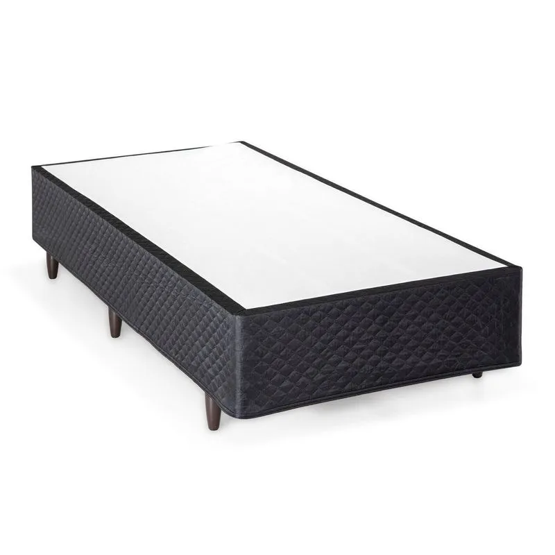 Base Box Desmontável Solteiro 88x188cm Preto