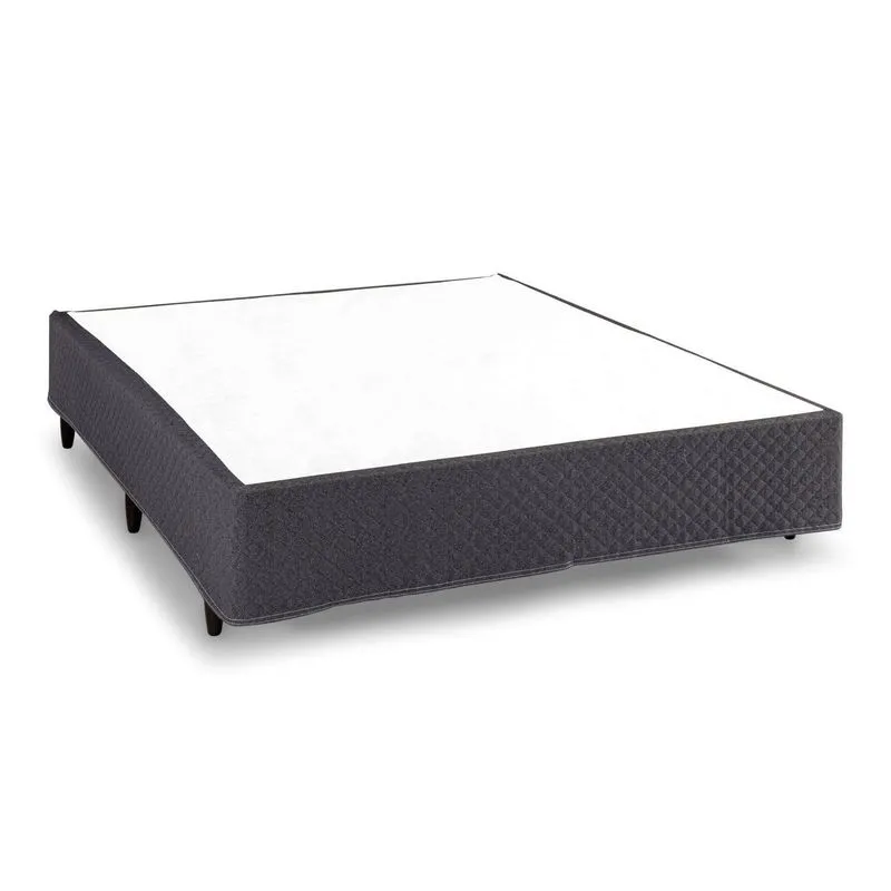 Base Box Desmontável Queen 158x198x28cm Cinza