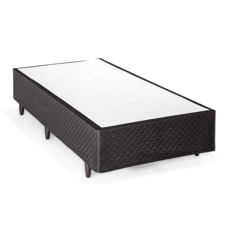 Base Box Desmontável Solteiro 96x203x39cm Yescasa Marrom