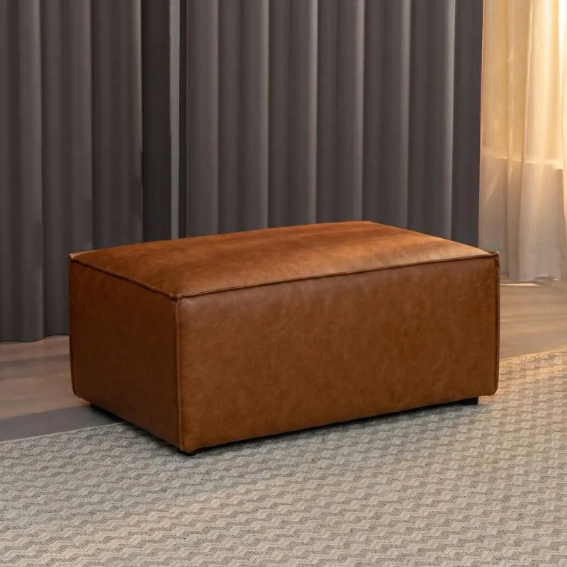 Puff Baobá 100cm CabeCasa MadeiraOriginals Courino Caramelo