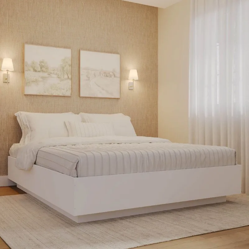 Cama Queen Araça CabeCasa MadeiraOriginals Branco Branco