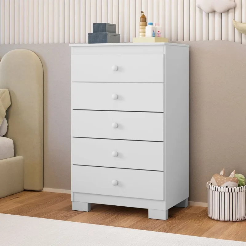Cômoda Bebê Infantl Baby Confort Cor Flex 5 Gavetas Branco Tx Branco TX