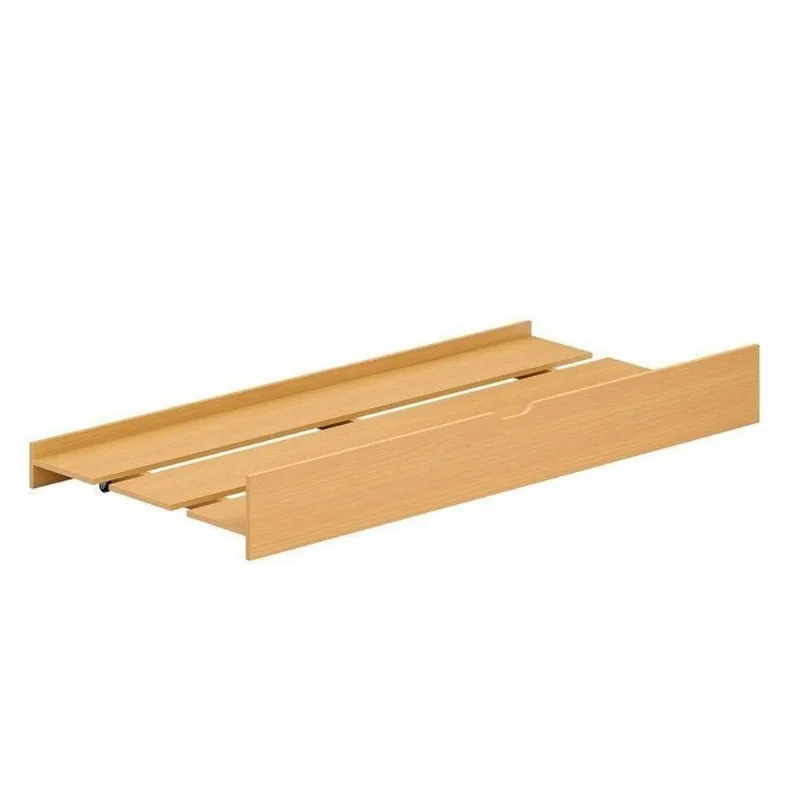 Cama Auxiliar com Frente em Madeira Maciça Magna Kids Casatema Marrom/Mel Mel