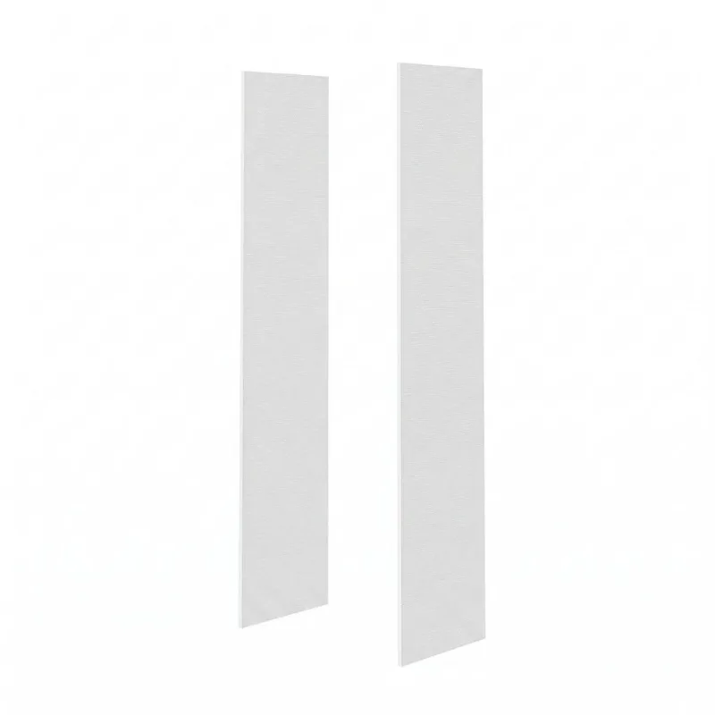 Kit Lateral De Fechamento Cozinha Planejada 52x221cm Ipanema Cabecasa Madeiraoriginals Branco Branco
