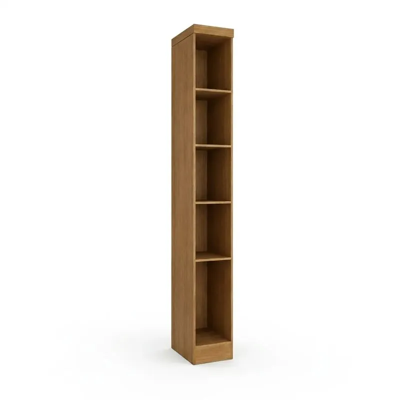 Módulo De Guarda Roupa Com Cantoneira 100% MDF Cairo Cinamomo