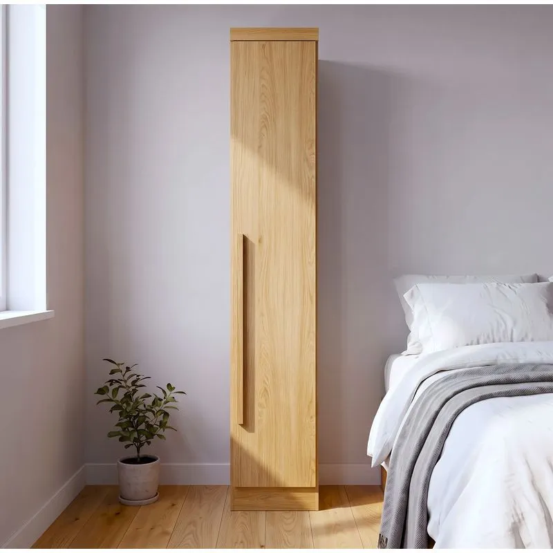 Módulo De Guarda Roupa Com 1 Porta 100% MDF Cairo Cinamomo