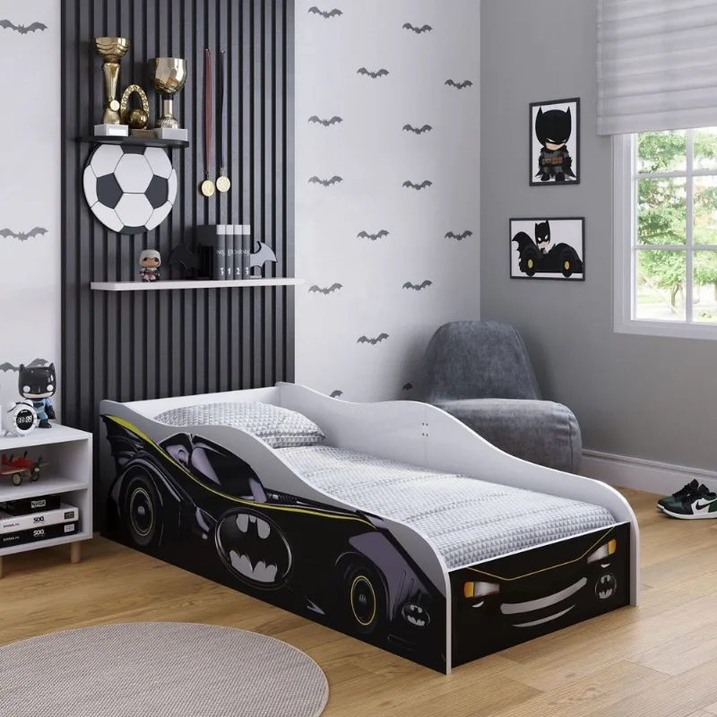 Cama Carro Compacta Juvenil Black Preto