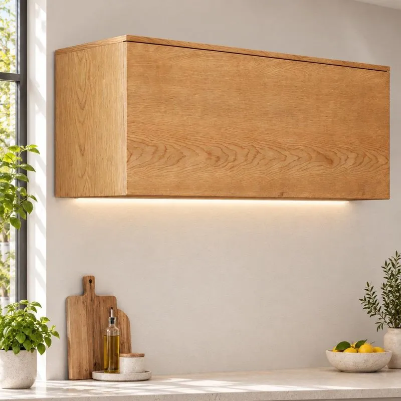 Armário Aéreo 1 Porta Basculante 80cm Cinamomo Cinamomo