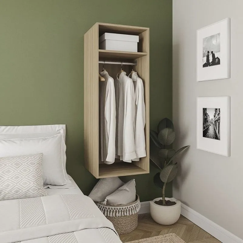 Guarda Roupa Modular 45cm X 120cm Frame Yescasa Acácia