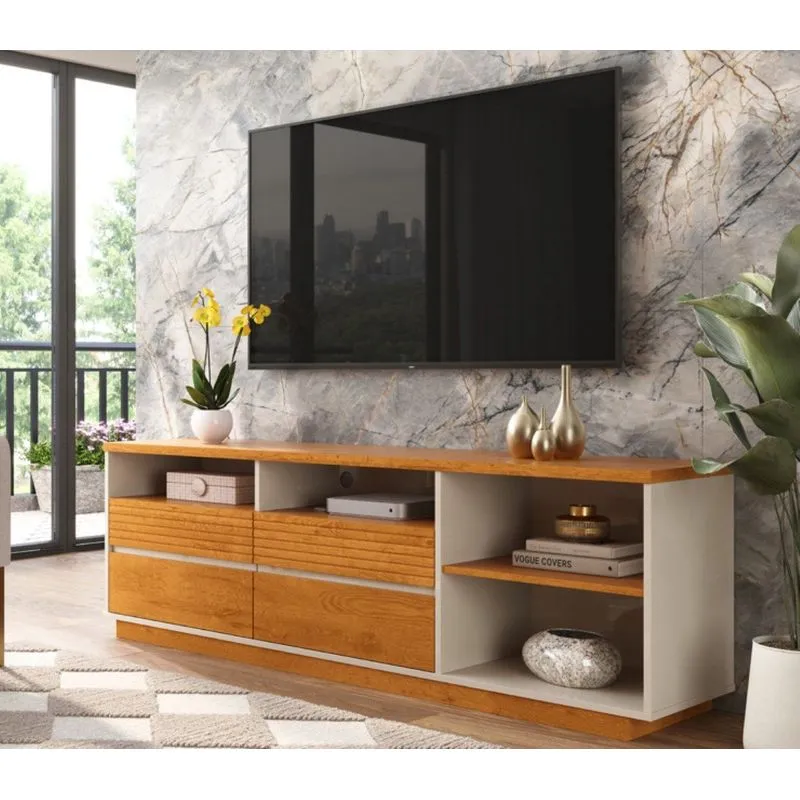 Rack Para TV Até 70 Polegadas 160cm Neo Off-white/naturalle