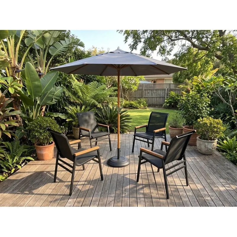 Cadeiras Flora Feito Em Aluminio E Tela Sling Preto