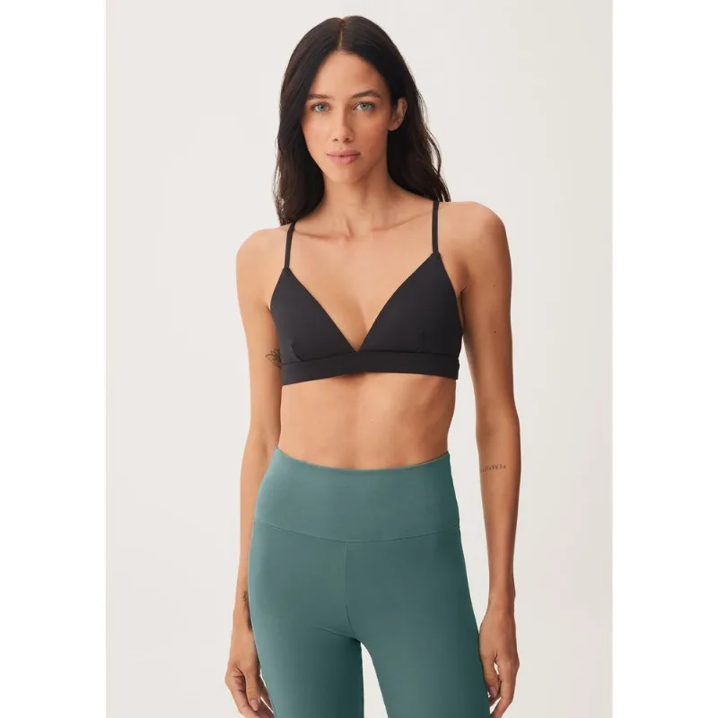 Top Esportivo Decote V - Preto G