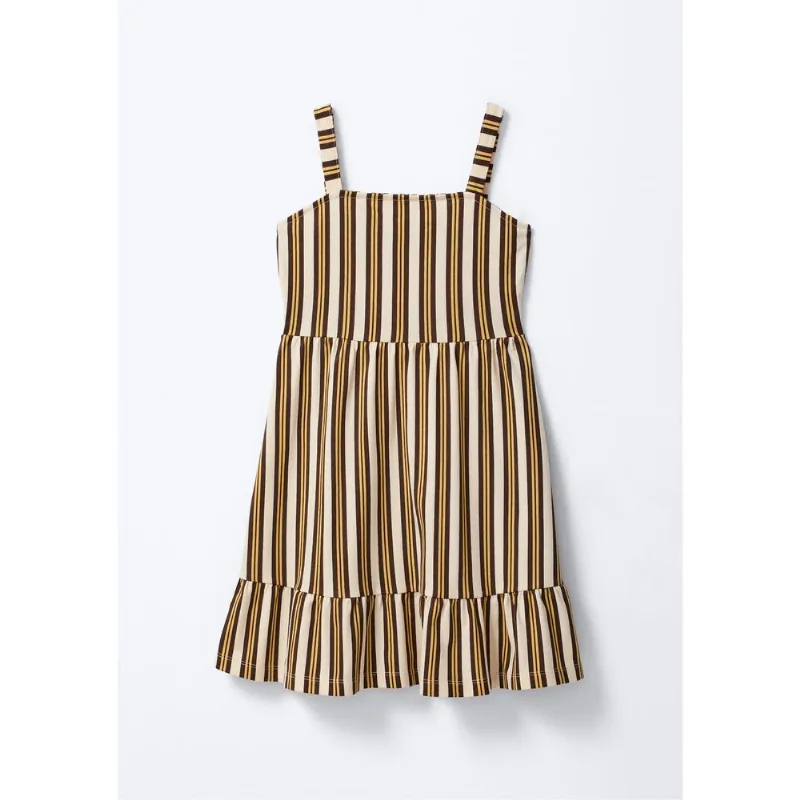 Vestido Curto Infantil Estampado - Creme 010