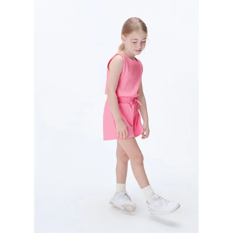 Conjunto Curto Infantil Menina - Rosa 012