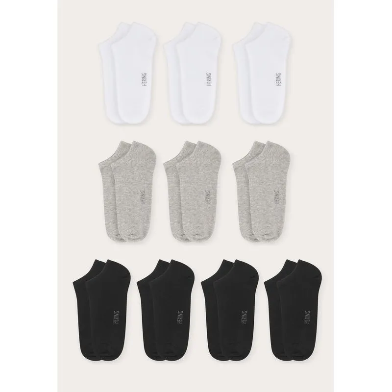 Kit 10 Pares De Meias Soquete Unissex - Multicolorido M