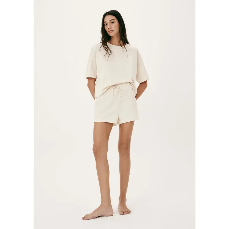 Pijama Feminino Curto Box Em Algodão - Nude XG