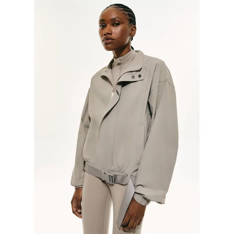 Casaco Oversized Feminino Hering Sports + Frnc - Cinza XG