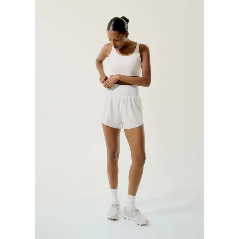 Shorts Esportivo Feminino Secagem Rápida - Off white P