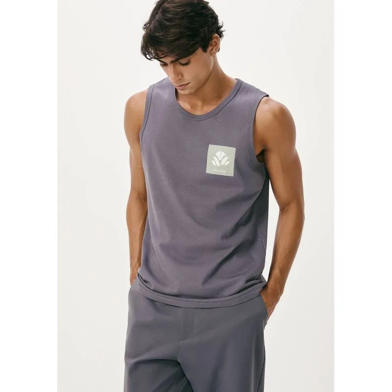 Regata Básica Masculina Regular Com Estampa - Cinza XG