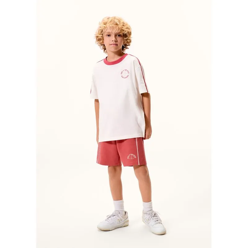 Conjunto Infantil Menino Estampado Oversized - Off white 016