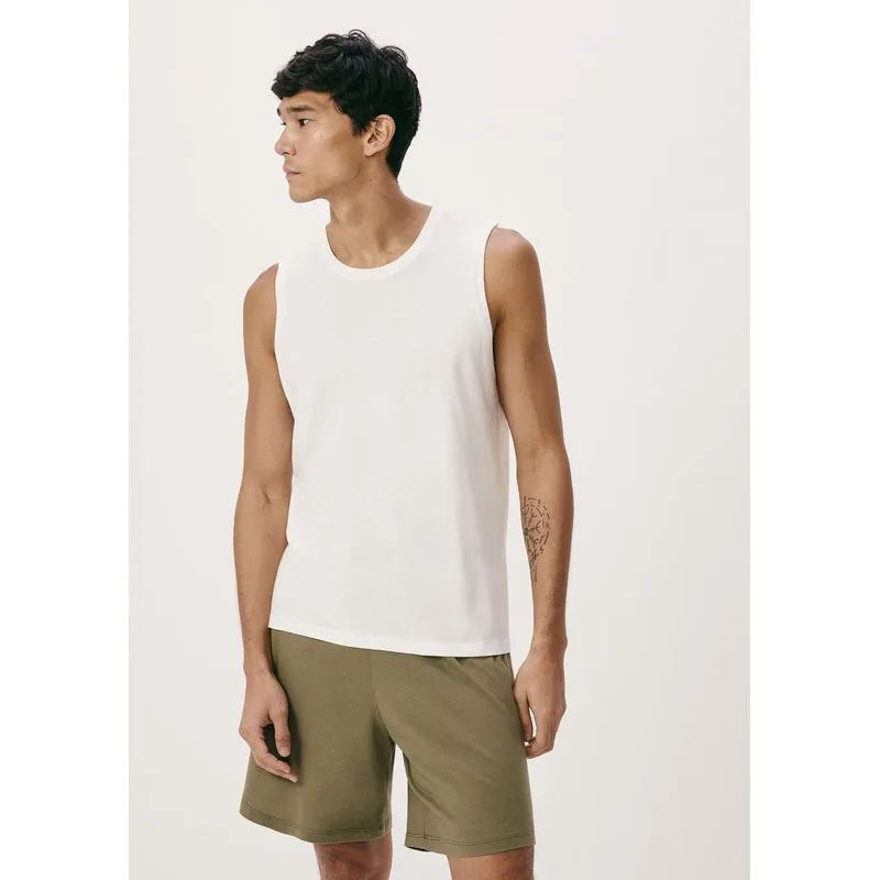 Pijama Curto Masculino Em Malha De Algodão - Off white M
