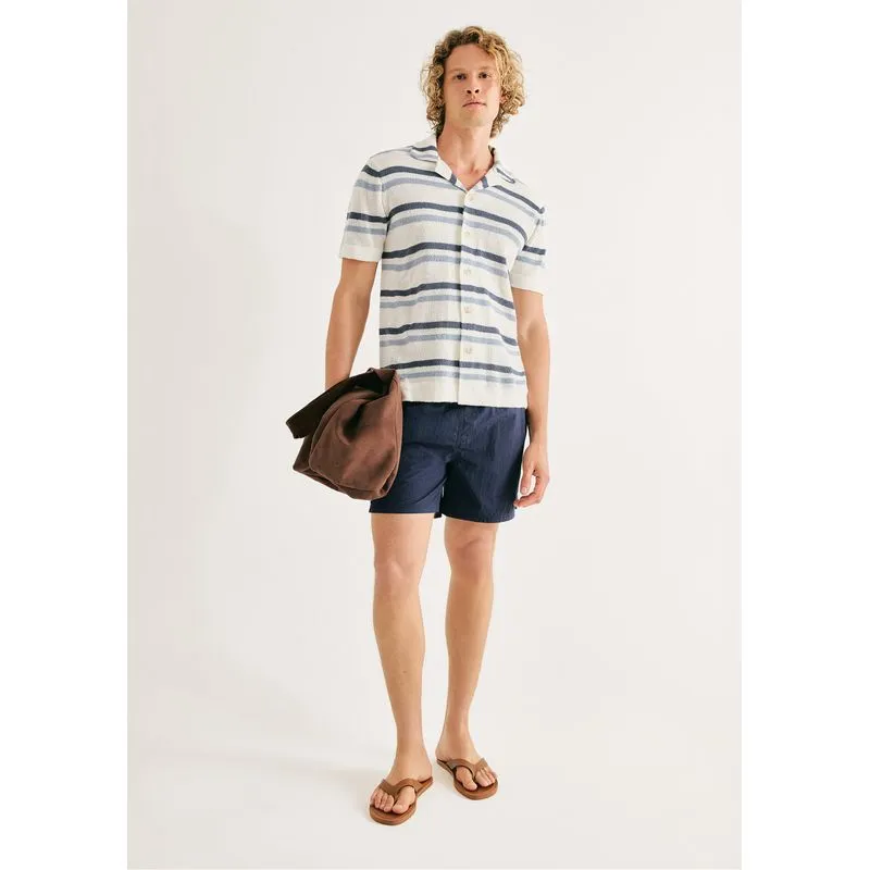 Shorts De Banho Masculino Texturizado - Azul M