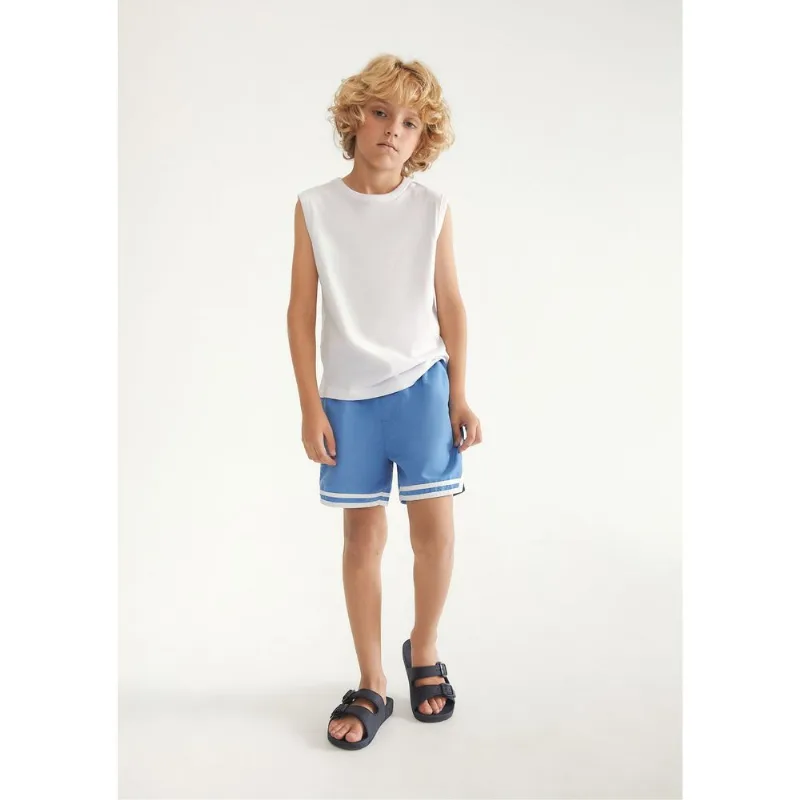 Bermuda Infantil Menino Comfort - Azul 012