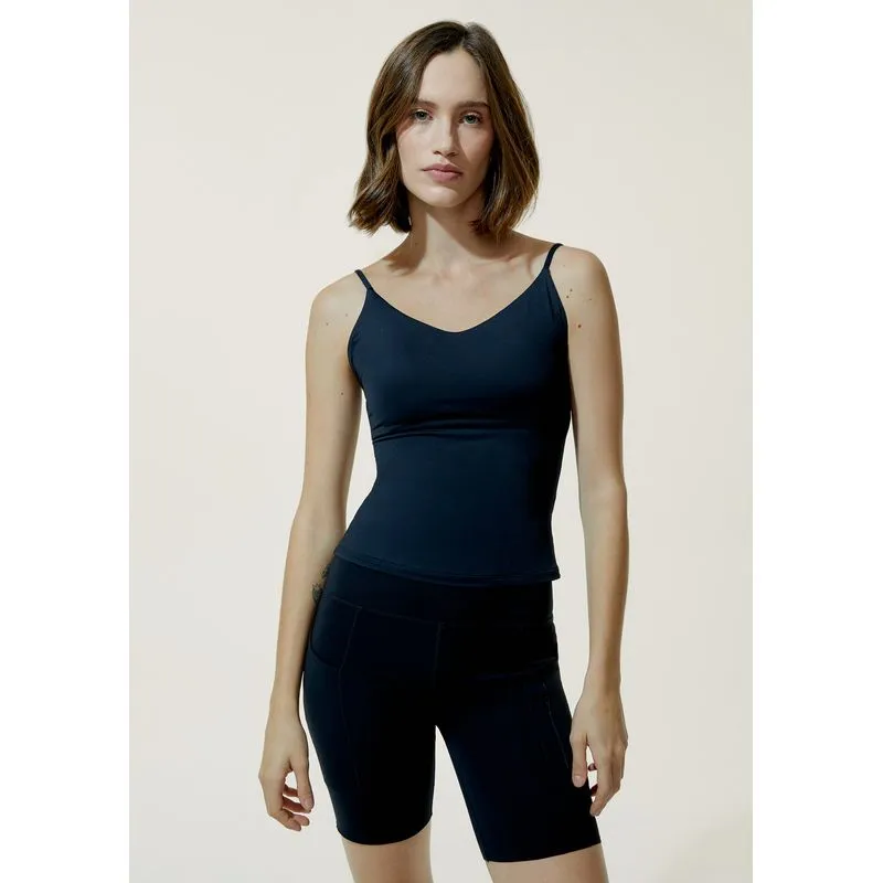 Regata Esportiva Feminina Decote V - Preto XG