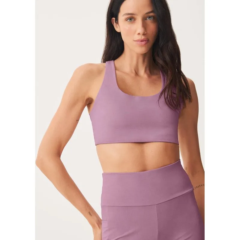 Top Esportivo Hero Com Fio Lycra® - Roxo P