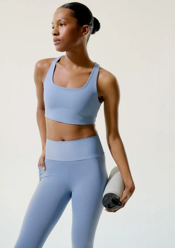 Top Esportivo Hero Com Fio Lycra® Hering - Azul M