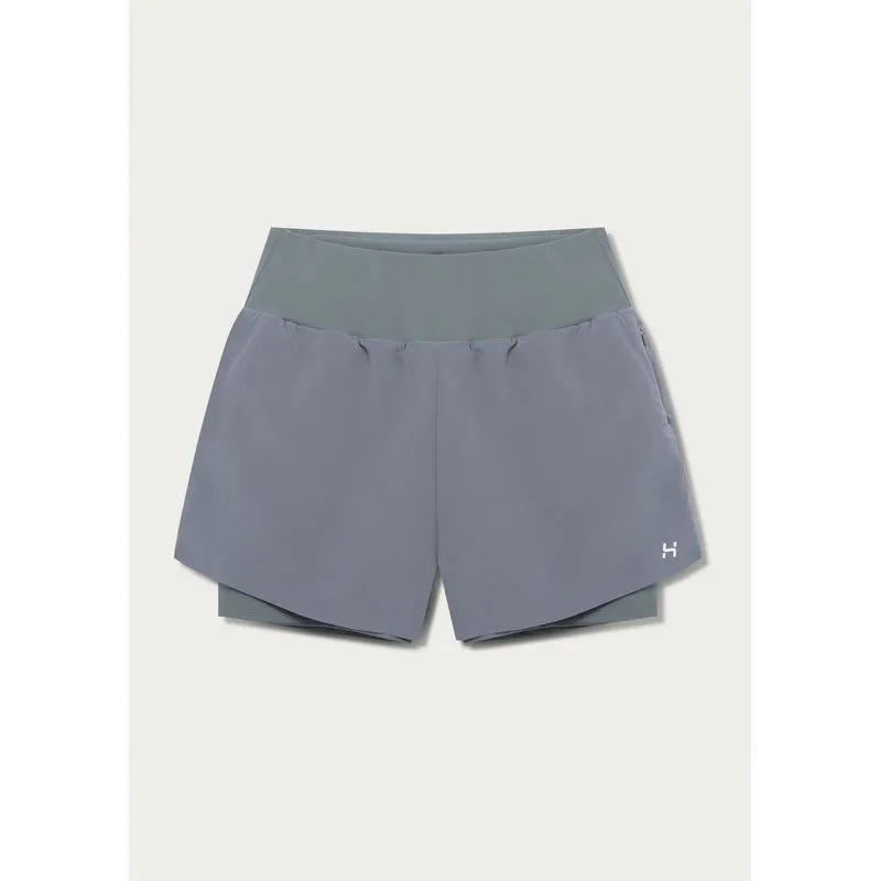 Shorts Esportivo Feminino Runner Secagem Rápida - Cinza G